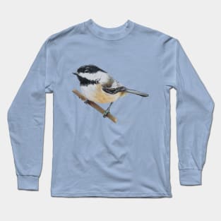 Chickadee drawing 5 Long Sleeve T-Shirt